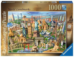 Ravensburger Puzzle 1000 El Zabytki Świata