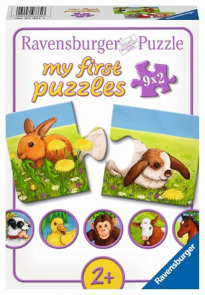 Ravensburger Puzzle 9x2el Zwierzęta