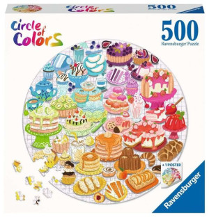 Ravensburger Puzzle 500 El Paleta Kolorów Desery