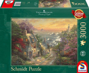 Schmidt Puzzle 3000 El Kinkade Wioska Z Latarnią