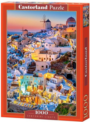 Castorland Puzzle 1000 El Światła Santorini