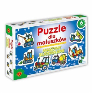 Alexander Puzzle Dla Maluszków Maszyny Budowlane