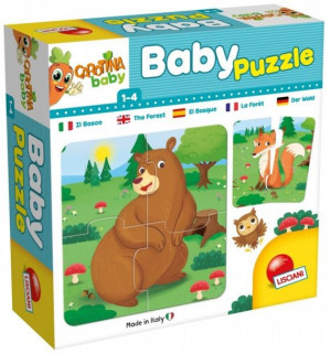 Lisciani Carotina Baby Puzzle Zwierzęta Leśne