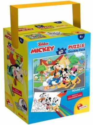 Lisciani Puzzle Dwustronne 60el Tuba Myszka Miki