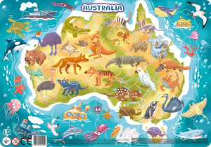 Dodo Puzzle Ramkowe Australia