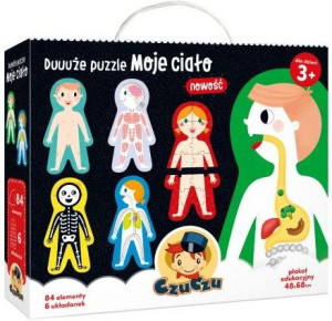 Czuczu Duuuże Puzzle 84 El Moje Ciało