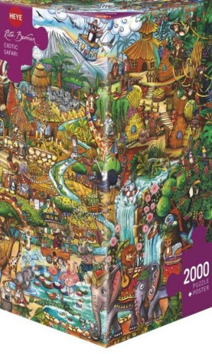 Heye Puzzle 2000 El Egzotyczne Safari
