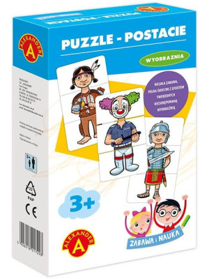 Alexander Nauka I Zabawa Puzzle Postacie