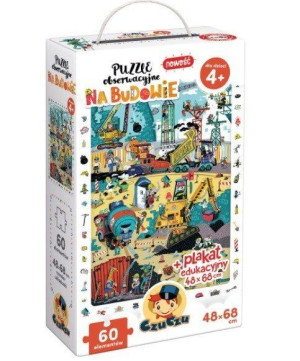 Czuczu Puzzle Obserwacyjne Na Budowie 60 El