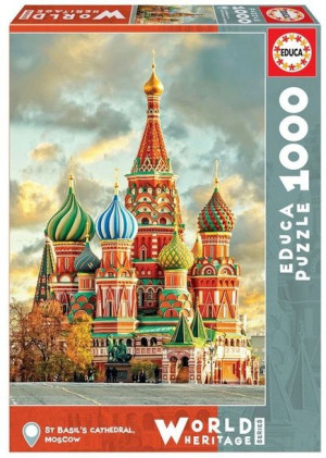 Educa Puzzle 1000el Katedra Św Bazylego Moskwa
