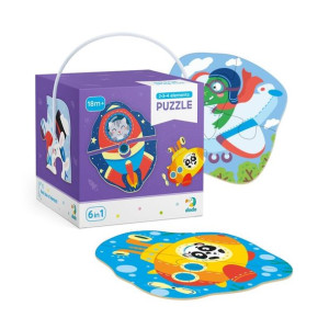 Dodo Puzzle 2-3-4 El Transport Pojazdy