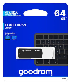 Pendrive GOODRAM UCO2 64GB USB 2.0 Black-White