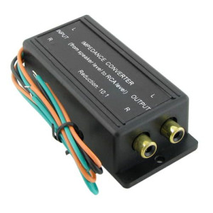 Samochodowy adapter sygnału głośniki na RCA 40W