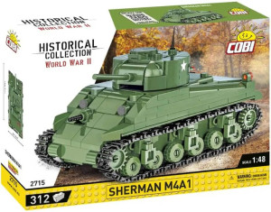 Cobi 2715 Wwii Czołg Sherman M4a1