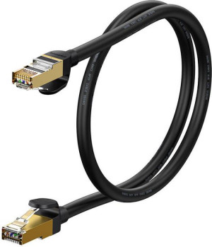 Kabel sieciowy Baseus Ethernet RJ45, 10Gbps, 0,5m (czarny)