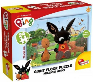 Lisciani Duże Puzzle Podłogowe Bing 24 El