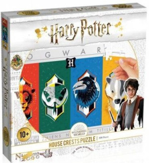 Puzzle 500 El Harry Potter House Crests