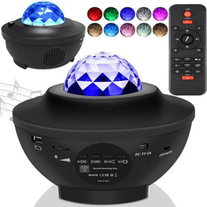 Lampka Nocna Projektor Gwiazd Nieba Rzutnik 2w1 Xl