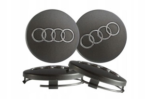 Dekielki Emblematy Audi 68 mm 4 Sztuki 8D0601170