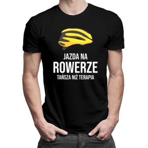 Zabawna koszulka z nadrukiem pomysł na prezent dla rowerzysty