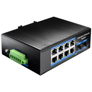 SWITCH PoE 8xRJ45 2xSPF Cudy IG1008S2 1Gbps przemysłowy