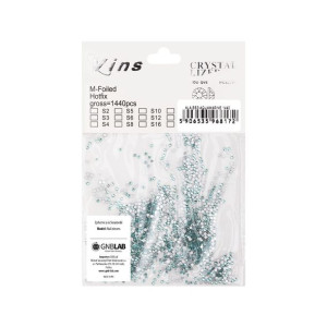 Cyrkonie do paznokci szklane ss3 aquamarine 1440 szt paczka