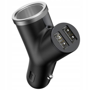 Ładowarka samochodowa Baseus Y Type 2xUSB 3,4A 40W