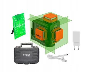 Laser 3d Zielony Walizka Zestaw Neo 75-109