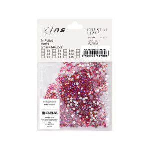 Cyrkonie do paznokci szklane SS10 Hyacinth AB 1440 szt paczka