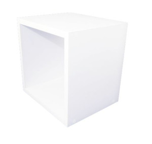 Półka BIAŁA Kwadrat 30x30x25 KUBIK Biały wisząca