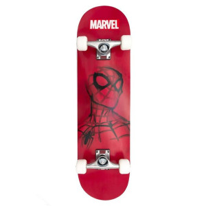 Deskorolka Drewniana Duża Spiderman Red