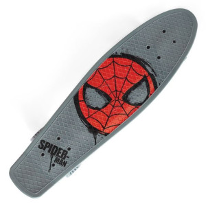 Deskorolka Fiszka Duża Spider-man Grey