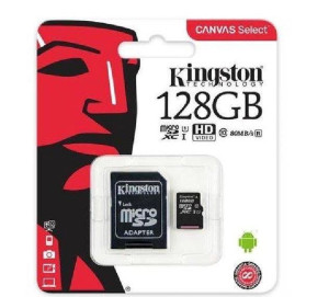 Karta SD 128GB micro klasa 10 z adapterem