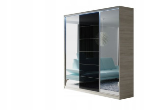 Szafa Brago 220 X 250 3d1l - Lacobel - Producent!