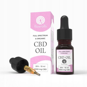 Olejek konopny 20% / 2000mg CBD / Full spectrum FLOWROLLS