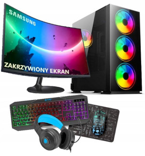 Zestaw Komputerowy Do Gier I5 Rtx 3050 16gb Ssd
