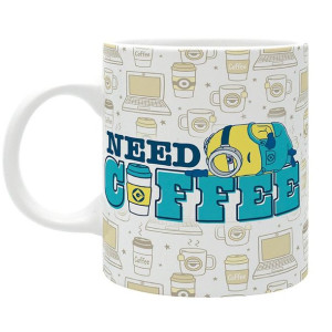 Kubek oryginalny 320ml Minionki Need Coffee