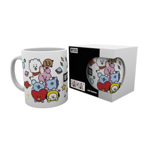 Kubek oryginalny 320ml BT21 Characters Stack