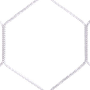 Siatka SPORTPOLAND na bramkę 7.32x2.44m, PP 4mm, 200/200 cm, Plaster Miodu
