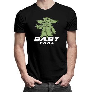 Baby Yoda Koszulka z nadrukiem pomysł na prezent dla fana Star Wars
