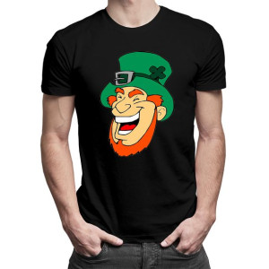 Męska koszulka z nadrukiem Leprechaun pomysł na prezent