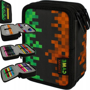 9w1 Piórnik Minecraft +wyposażenie Wyprawka Szkoła +gratis