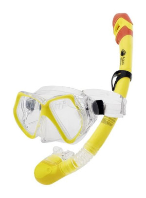 Zestaw do nurkowania maska+fajka Aquawave Marlin Set żółty
