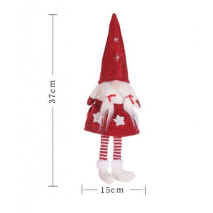 Krasnal Świąteczny Boże Narodzenie 32 Cm Z Pluszu Ksn07cze