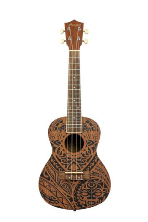 Bamboo Bu-23s Tribal Ukulele Koncertowe