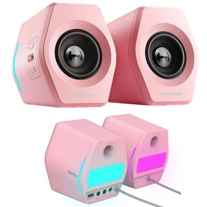 EDIFIER HECATE G2000 Pink zestaw stereo bluetooth RGB głośniki różowe USB