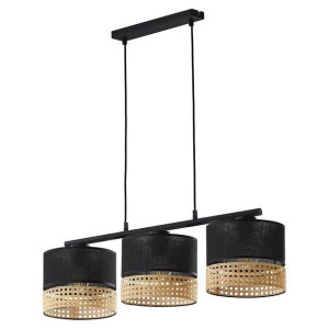 Lampa wisząca PAGLIA 3 czarna