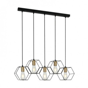 Lampa wisząca AINA 5 czarna