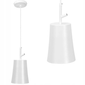 Lampa Wisząca Biała Ozdobna Modern White E27
