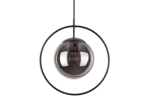 Lampa wisząca ROUND FRAMED szara